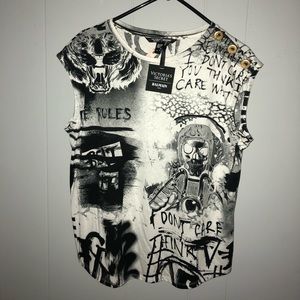 Victoria Secret x Balmain Graphic Tee